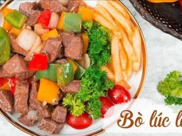 Bò xào lúc lắc　（ベトナム風サイコロステーキフライドポテト付）