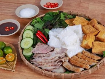 Bún Đậu Mắm Tôm 揚げ豆腐のブン
