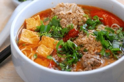 bún riêu cua　（ブンカニ）
