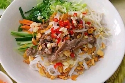 Bún trộn 牛肉ブン南