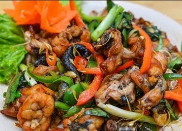 Ếch Xào Sả Ớt カエル辛味炒め