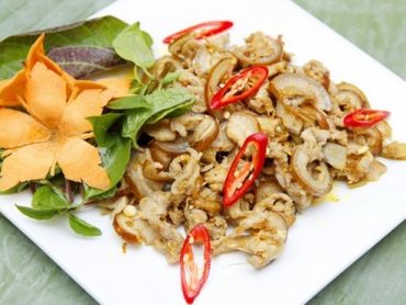 Lợn rừng xào lăn猪肉炒め