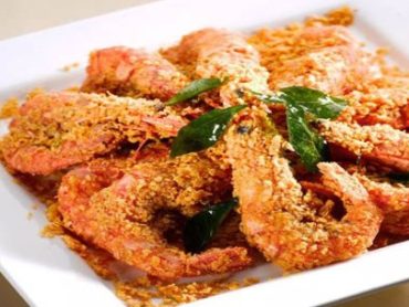 Tôm rang muối　（エビのスパイス炒め）